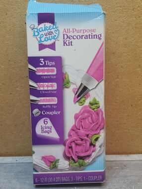 Baked With Love All-Purpose Decorating Kit  NIB